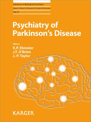 cover image of Psychiatry of Parkinson's Disease